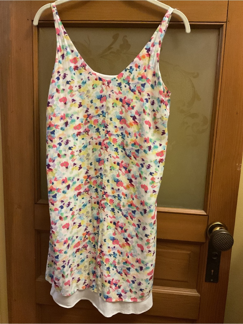 CABI Multicolor Confetti Layered Summer Dress
